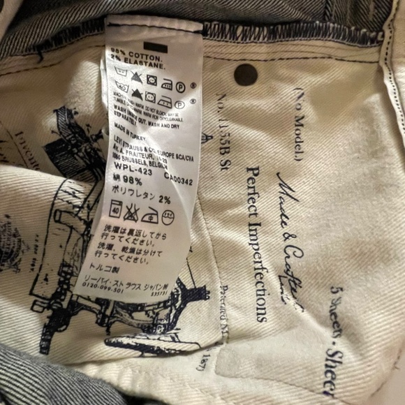 Levi's Made & Crafted L01 Straight Leg Button Fly Jeans Vintage Tried True NWT - Picture 9 of 13